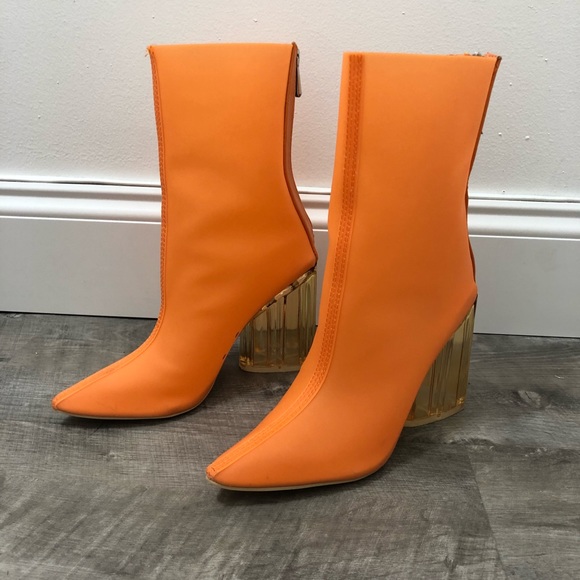 Orange Booties - Picture 3 of 3